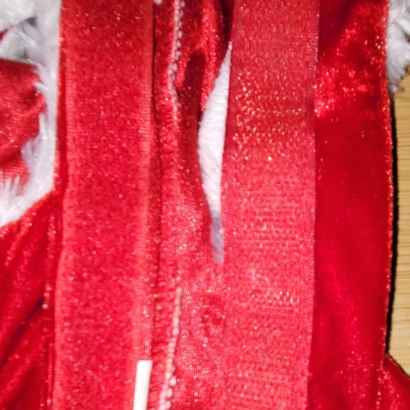 X-Small red Christmas dress for a cute little pup - Picture 4 of 6